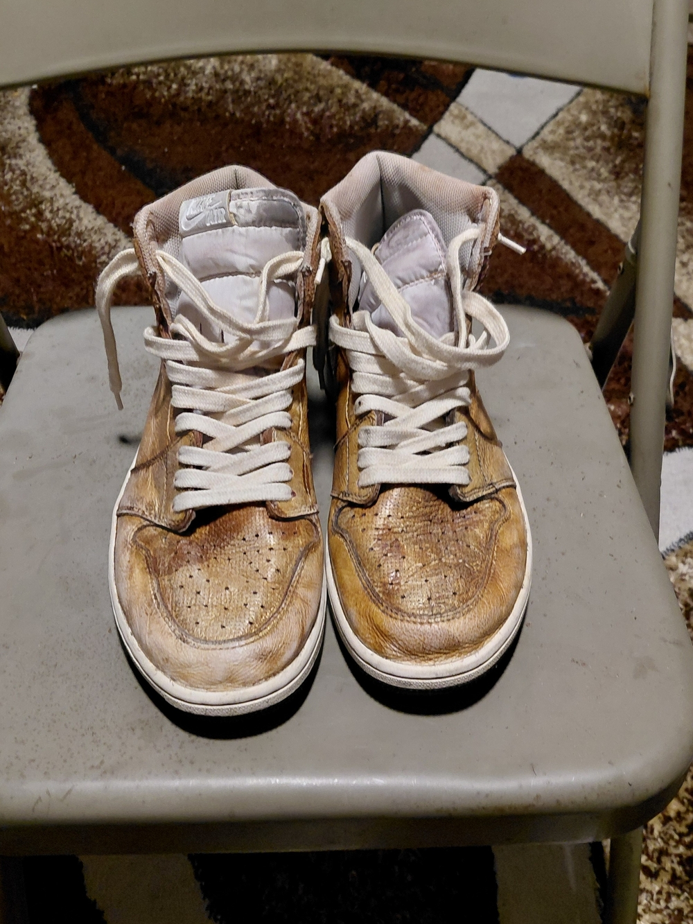 Men's High-Top Sneakers Style Custom Air Jordan Size 12